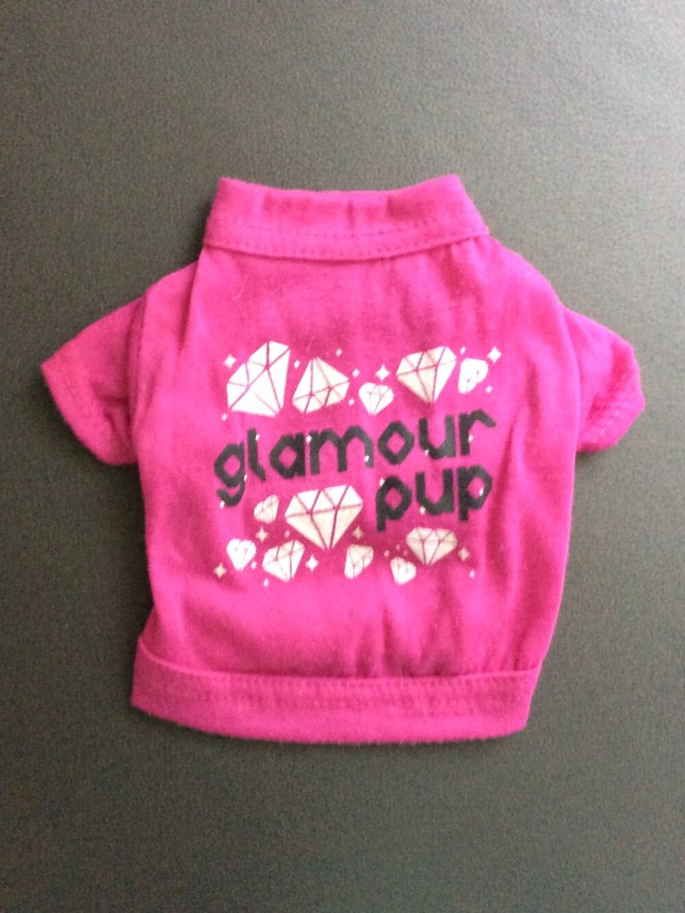"Glamour Pup" with Diamonds Pet Shirt